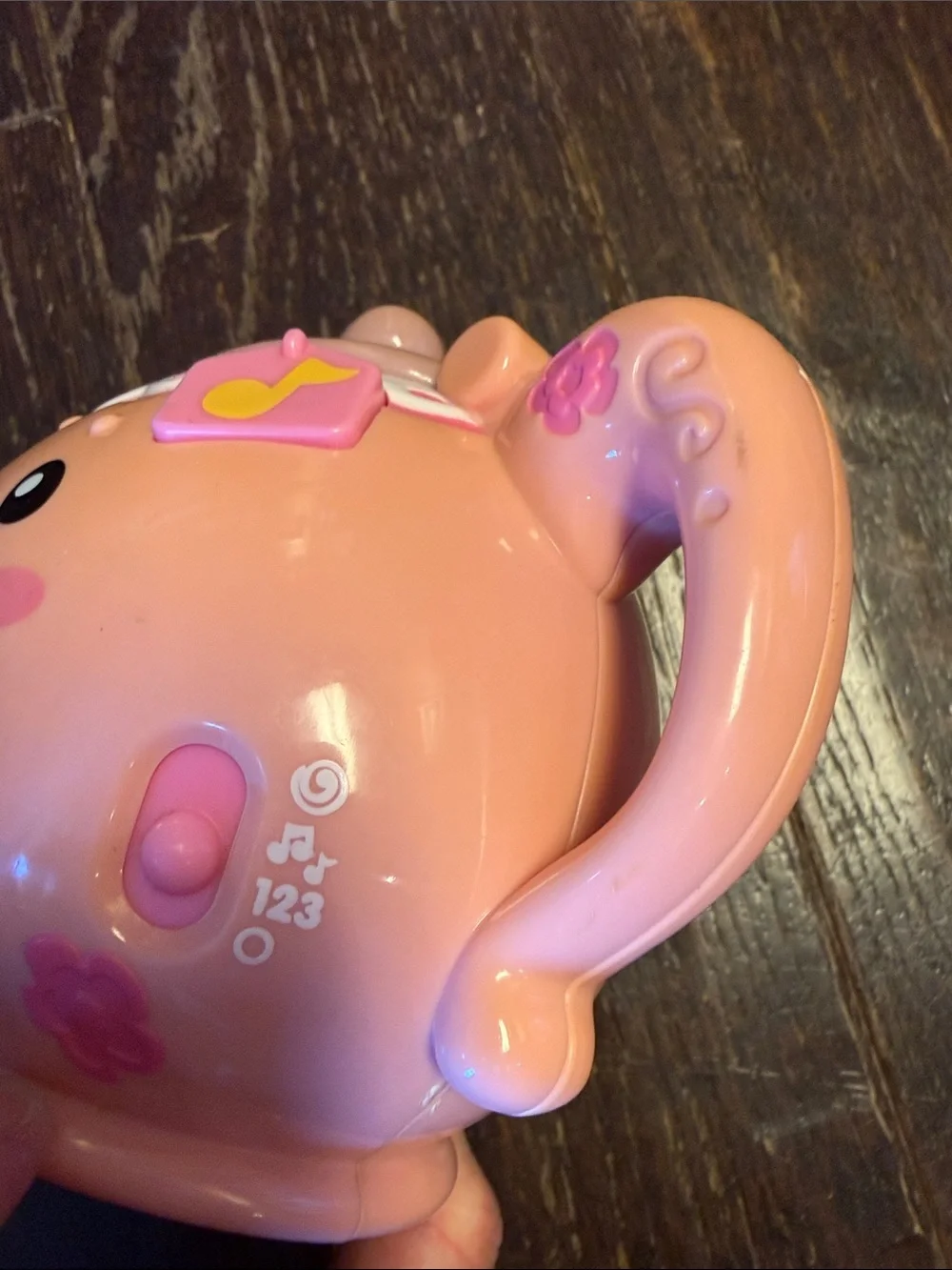 Fisher-Price Pink Smiling Tea Pot Musical Toy